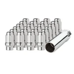 Dpaccessories 24 Chrome 12X1.5 Closed End Spline Tuner Lug Nuts For Afterm... New. Price: $86.37.