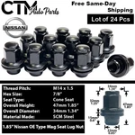 24X Black Oem Factory Mag Seat M14X1.5 Lug Nuts Fit Armada/titan XD/QX56/QX80 New. Price: $38.49.