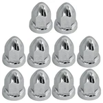 10 Lot Roadpro RPABS-33BK 33MM Chrome-plated Lug Nut Cover Cap Semi Truck New. Price: $19.95.