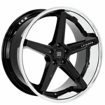 20X9 Lexani Wheels Savage Gloss Black With Chrome Lip Rims (4PCS) A1 New. Price: $2516.00.