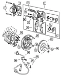 Genuine Mopar Hub Stud 6506532AA New. Price: $7.02.