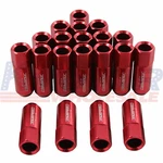 M12X1.5 60MM Red 20PCS Extended Forged Aluminum Tuner Racking Lug Nut Set New. Price: $21.64.