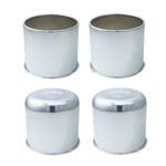 X4 Gorilla Wheel Center Hub Cap 4.9" Universal Open Closed End Push Thru Chrome New. Price: $83.00.