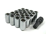Chrome Tuner Acorn 14X1.5 Lug Nut Kit 20 Pc Set With Key Pack Of New. Price: $47.71.