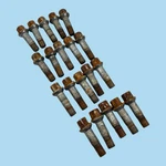 Wheel Lug Bolt Set Of 20 Oem 07-12 Mercedes X164 GL350 GL450 GL550 Used. Price: $46.31.