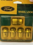 Nos Ford E7RY-1A043-A Wheel Locks Oem Anti-theft Lug Nut Set + Key Chro New. Price: $39.95.