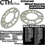 2X 8MM Thick 5X5 (5X127MM) Universal Wheel Spacer Fit Brougham Caprice Fleetwood New. Price: $16.49.