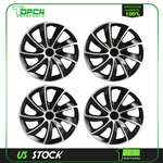 New Set Of 4 17" Black Hub Caps Full Covers R17 Wheels Rims. Price: $45.15.