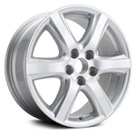 For Toyota Camry 07-10 6 I-spoke Painted Silver 17X7 Alloy Factory Wheel Replica New. Price: $199.68.