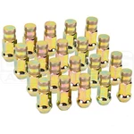 Gorilla Closed End Lug Nuts (forged Steel, Yellow Zinc, 12X1.25MM, SET/20) New. Price: $144.95.