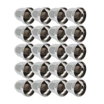 20 Pcs 33 Mm Semi Truck Push-on Style 3/8" Chrome Lug Nut Covers Abs Wheel New. Price: $15.78.