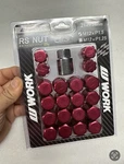Work Wheels Rs Red 12X1.5 Lightweight Lug Nuts Pack Of 20 34MM 25G Ship Today! New. Price: $150.00.
