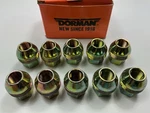 (10) Dorman 611-178 Wheel Lug Nuts 1/2"-20 External Thread 13/16" Hex 1-1/8" New. Price: $14.96.