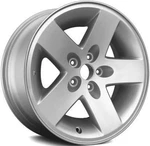 16" Jeep Wrangler Wheel Rim Factory Oem 9047 2002-2006 Silver Remanufactured. Price: $295.00.
