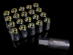 Muteki Open End 38MM Lug Nuts 12X1.50 Black With Yellow Ring HR3806BY New. Price: $190.00.