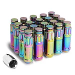 Nrg Neo Chrome 20PC M12X1.5 Steel Spline Close End Lug Nuts&dust Cap+lock Key New. Price: $100.00.