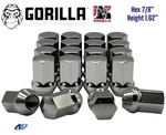 24 Chrome Solid Piece Large Acorn Seat Oem Factory Wheel Lug Nuts M14 X 1.50 New. Price: $67.35.