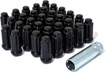Gorilla K8TS-14150BGR Black (14MM X 1.50 Thread Size) Spline Lug Nuts Pack Of 32 Used. Price: $44.99.