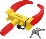 Anti Theft Vehicle Wheel Clamp Security Tire Lock Max 10" Width 7" Reach New. Price: $29.99.