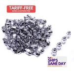 Gorilla 91178, Set Of 100 Lugnuts 7/16 Acorn Bulge 13/16 Hex Steel Chrome Perfor New. Price: $201.86.