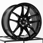 One 18X8.5 Vors TR4 5X114.3 35 Black Wheel Rim 73.1 New. Price: $235.00.