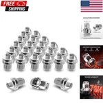 Precision-machined Chrome Lug Nuts M14X1.5 For Oem Steel Wheels 24 Pack New. Price: $44.99.