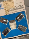 Genuine Honda Wheel Lugnut Theft Locks: 08181-SF0A2AH Complete 4 Lugs No Key Used. Price: $12.95.
