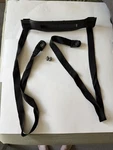 L322 Range Rover Spare Tire Carrier Tie Down Bracket Straps With Hardware Oem Used. Price: $150.00.