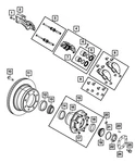 Genuine Mopar Hub Stud 06513759AA New. Price: $19.88.