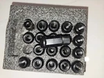 Circuit Performance Black Tuner Steel Lug Nuts 12X1.5 Universal Set Of 20 New. Price: $50.05.