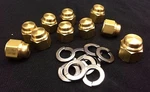 Transmission Kicker Side Cover Brass Top Hat Nut Shovelhead Panhead Twin 7112-19 New. Price: $23.23.