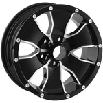 Ion 14 Trailer 15X6 5X4.5" +0MM Black/machined Wheel Rim 15" Inch New. Price: $135.99.