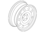 Genuine Ford Wheel Steel CJ5Z-1015-A New. Price: $376.96.