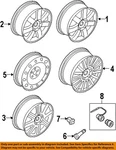 Ford Oem Wheel-lug Nut 6F2Z1012BA New. Price: $5.75.