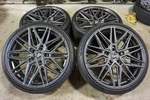 22" 22X9.5 22X11 5X130 Porsche Panamera Vossen HF-7 Anthracite Wheels Rims Tires Used. Price: $4999.00.