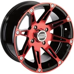 Moose 387X Wheel 14X8 4+4 Offset 4/156 Red Atv/utv Snowmobile 0230-0818 New. Price: $141.95.