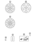 Genuine Mopar Wheel Lug Nut 68454076AA New. Price: $16.19.