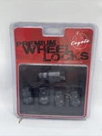 Cayote, Premium Wheel Locks, 741142BLK, Lock/ Acorn 1/2 Black New. Price: $19.99.