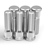 Lujiani Pack 1/2"-20 Wheel Studs, 2.06" Overall Of 6, Chrome Silver New. Price: $24.50.