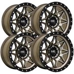 (set 4) Hardrock Off-road H105 17X9 6X5.5" -12MM Bronze Wheels Rims 17" Inch New. Price: $900.00.