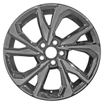 For Honda Civic 17-18 Alloy Factory Wheel 10 Spiral-spoke Machined & Black 18X8 Used. Price: $276.09.