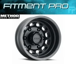 Method MR901 -rear 16X6 -134MM Offset 6X180 138.9MM Cb Matte Black Wheel (qty 1) New. Price: $440.00.