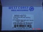 West Coast Wheel Accessories 20 Lug Nuts Stems & Socket W5514STO New. Price: $32.00.