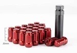 Set Of 20 W/ Key Aodhan SPL35 Red Lug Nuts Rim Tuner 12X1.25 Spline Acorn New. Price: $27.99.