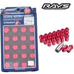 Rays Dura-lock&lug Nut Straight L42 5H 20PC M14X1.5 (red) 19HEX 74020001017RD New. Price: $218.00.