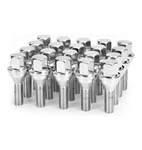 Dynofit 12X1.25 Lug Bolts 20PC Chrome 19MM Hex 28MM Shank Jeep Cherokee Compass New. Price: $43.77.