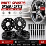 4PC 15MM Wheel Spacers 5X100 5X112 57.1 Hubcentric For Audi Vw Golf Jetta A4 New. Price: $64.99.