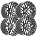 (set Of 4) Vortek VRT-608 20X12 6X135/6X5.5" -44MM Gunmetal Wheels Rims 20" Inch New. Price: $1144.96.