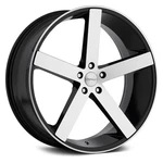 Cavallo CLV-5 Wheels 20X8.5 (35, 5X114.3, 74.1) Black Rims Set Of New. Price: $1497.28.