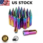 Cap Spiked Racing Wheel Lug Nuts 20PCS Arrow Style M12 X 1.5MM 60MM Us Hot New. Price: $33.99.